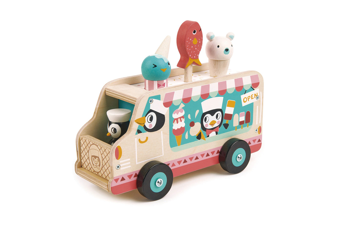 Pinguïn's ijskarretje - Tender Leaf Toys