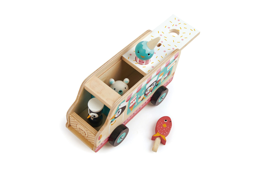 Pinguïn's ijskarretje - Tender Leaf Toys