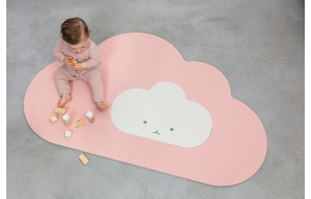 Speelmat QUUT Clouds Small - Blush Rose