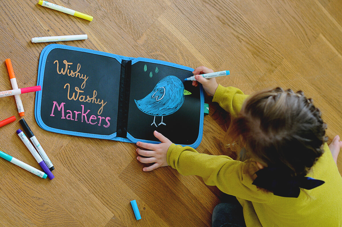 Wishy Washy Markers - Jaq Jaq Bird