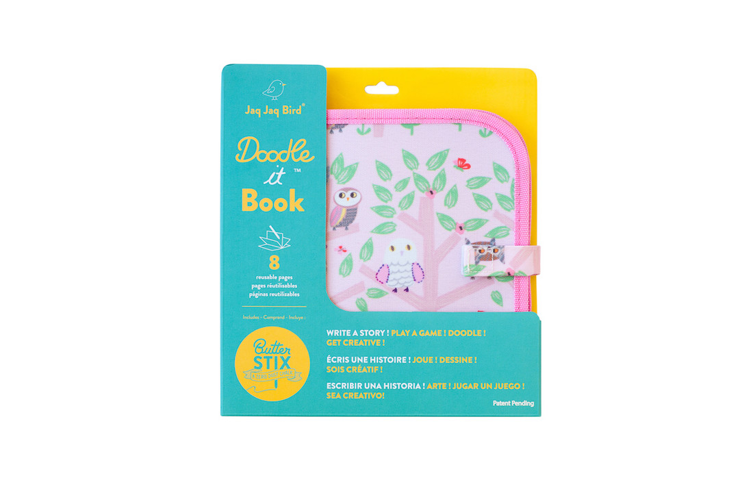 Doodle It & Go Boekje Uil - Jaq Jaq Bird