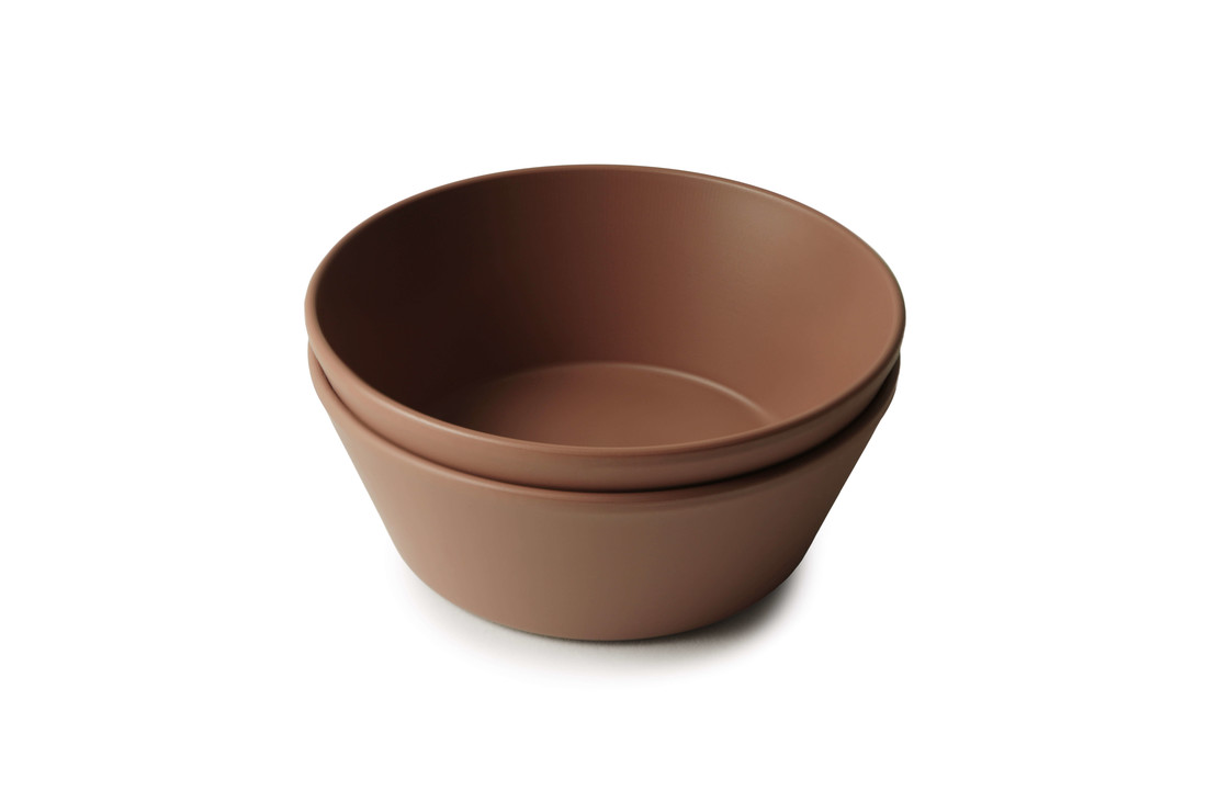 Bowl Rond Caramel (2 stuks) - Mushie