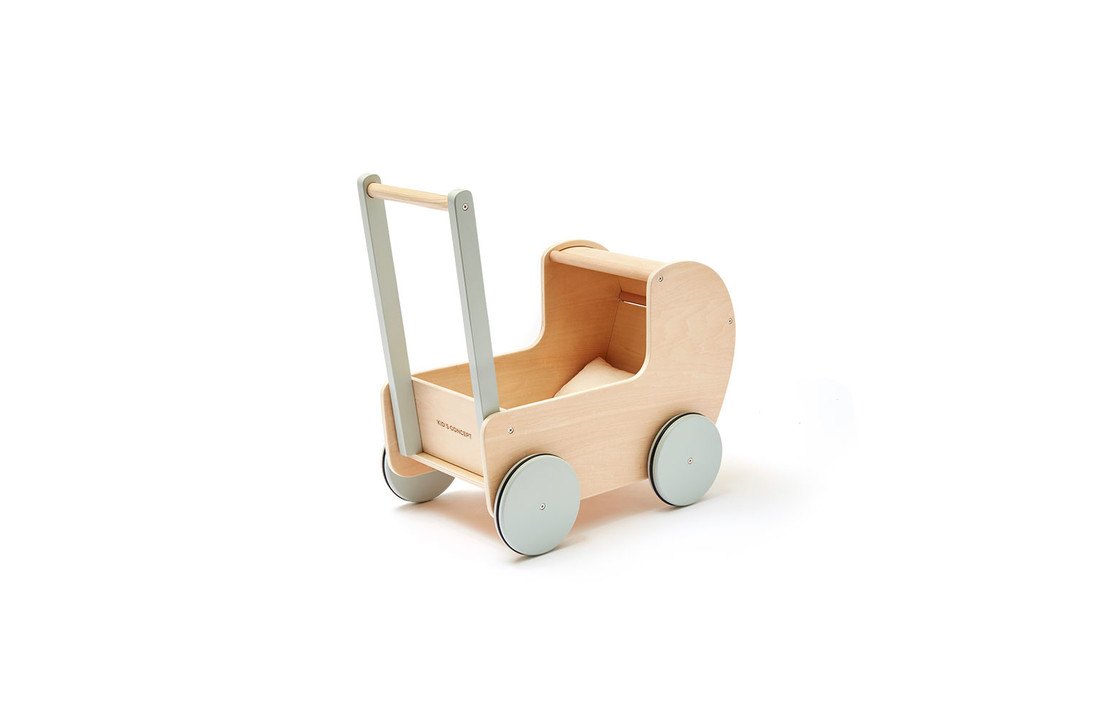 Houten Poppenwagen Nature - Kid's Concept