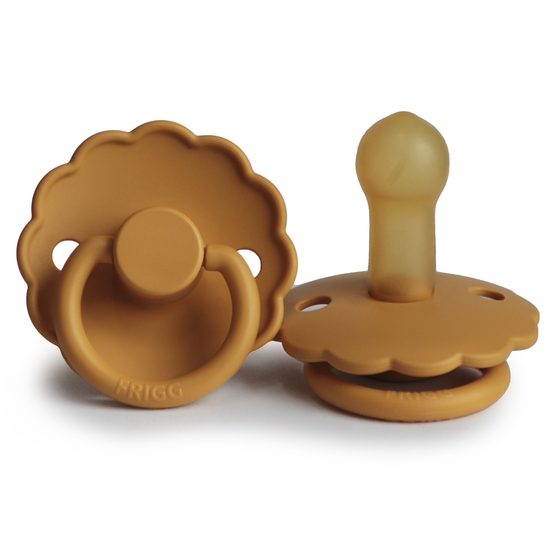 Frigg Daisy Latex Fopspeen 6-18 M - Honey Gold