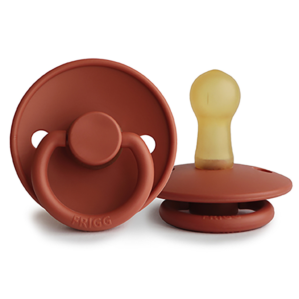 Frigg Classic Latex Fopspeen 6-18 M - Rust