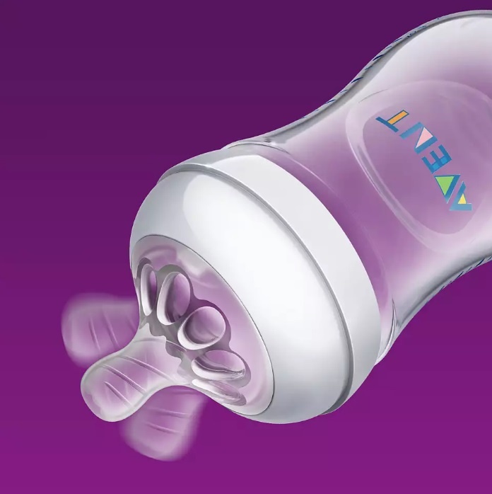 Avent Natural Zuigfles 260 ml - Paars