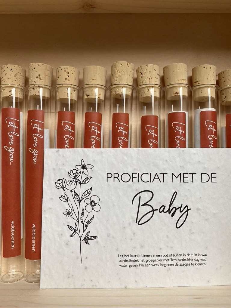 Bloeipapier 'Proficiat met de baby' - Minimou