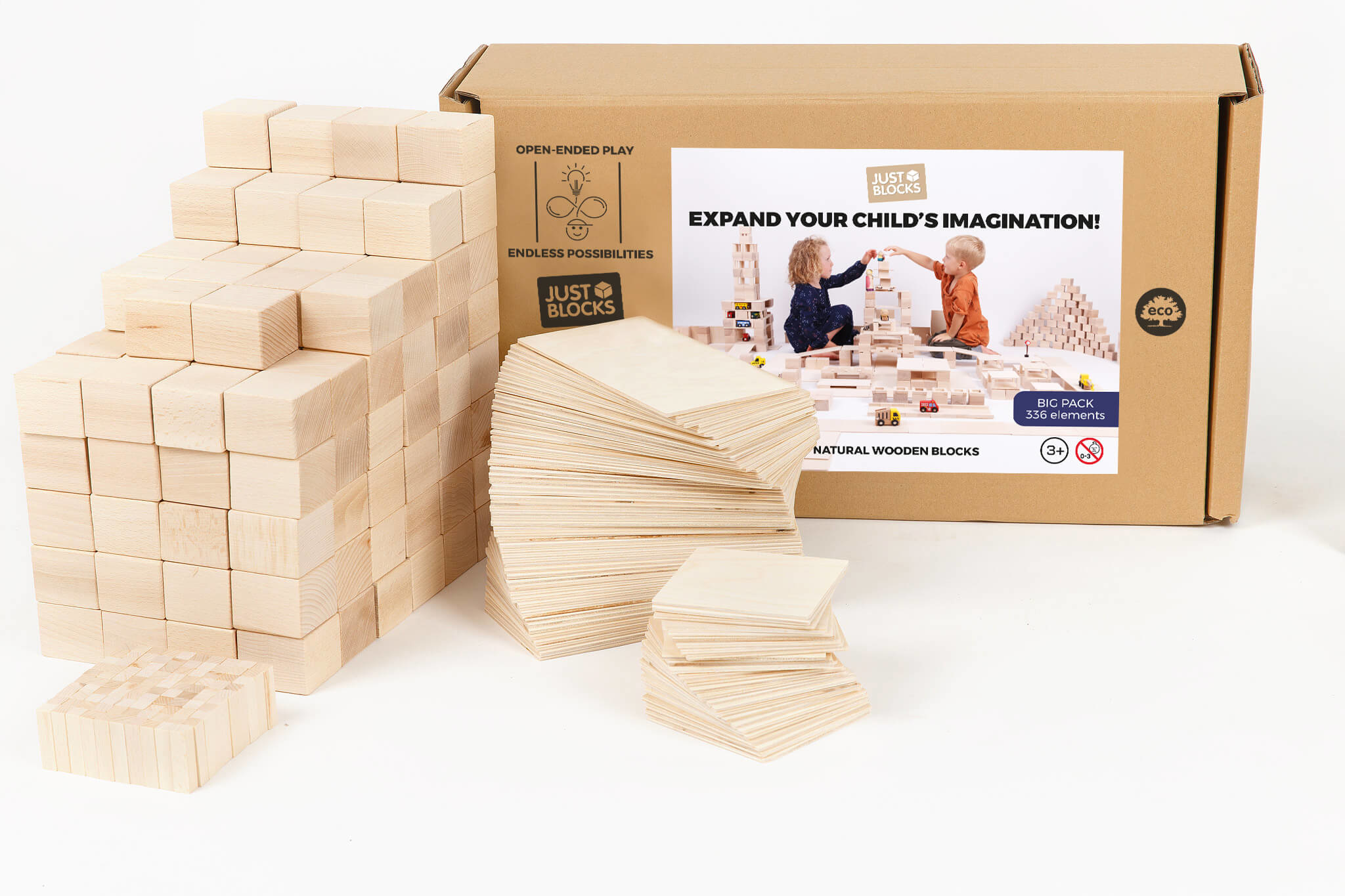 Just Blocks - Big Pack 336 Stuks