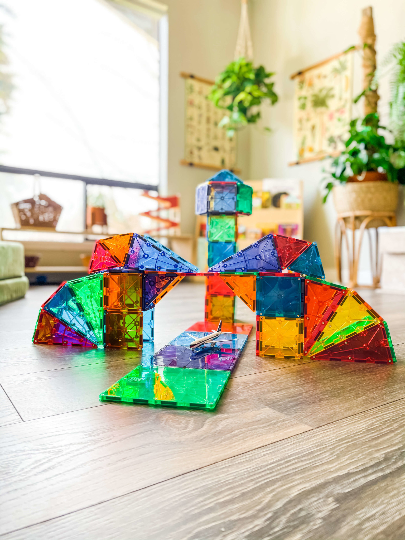 Magna-Tiles Clear Colors - 100 Stuks