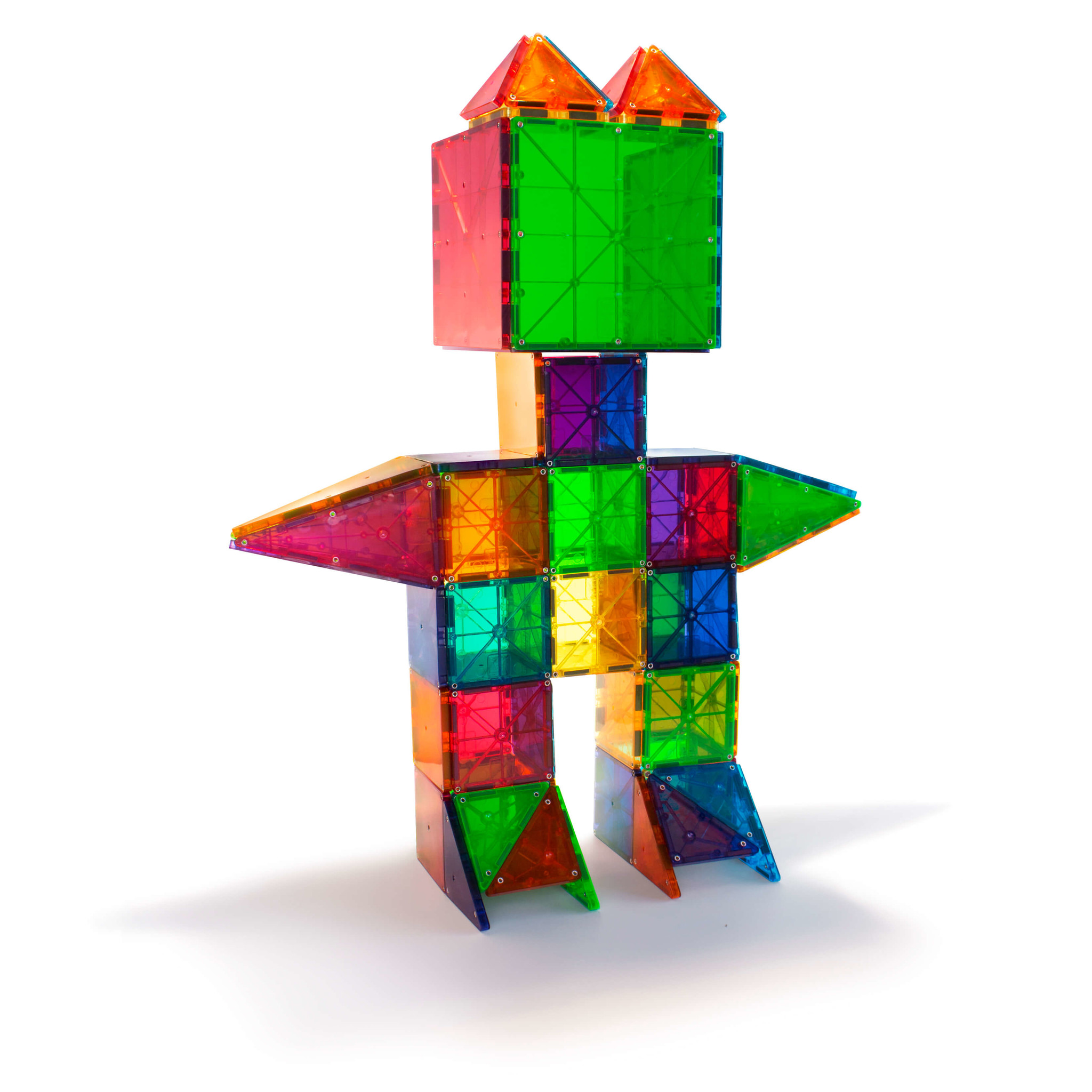 Magna-Tiles Clear Colors - 100 Stuks
