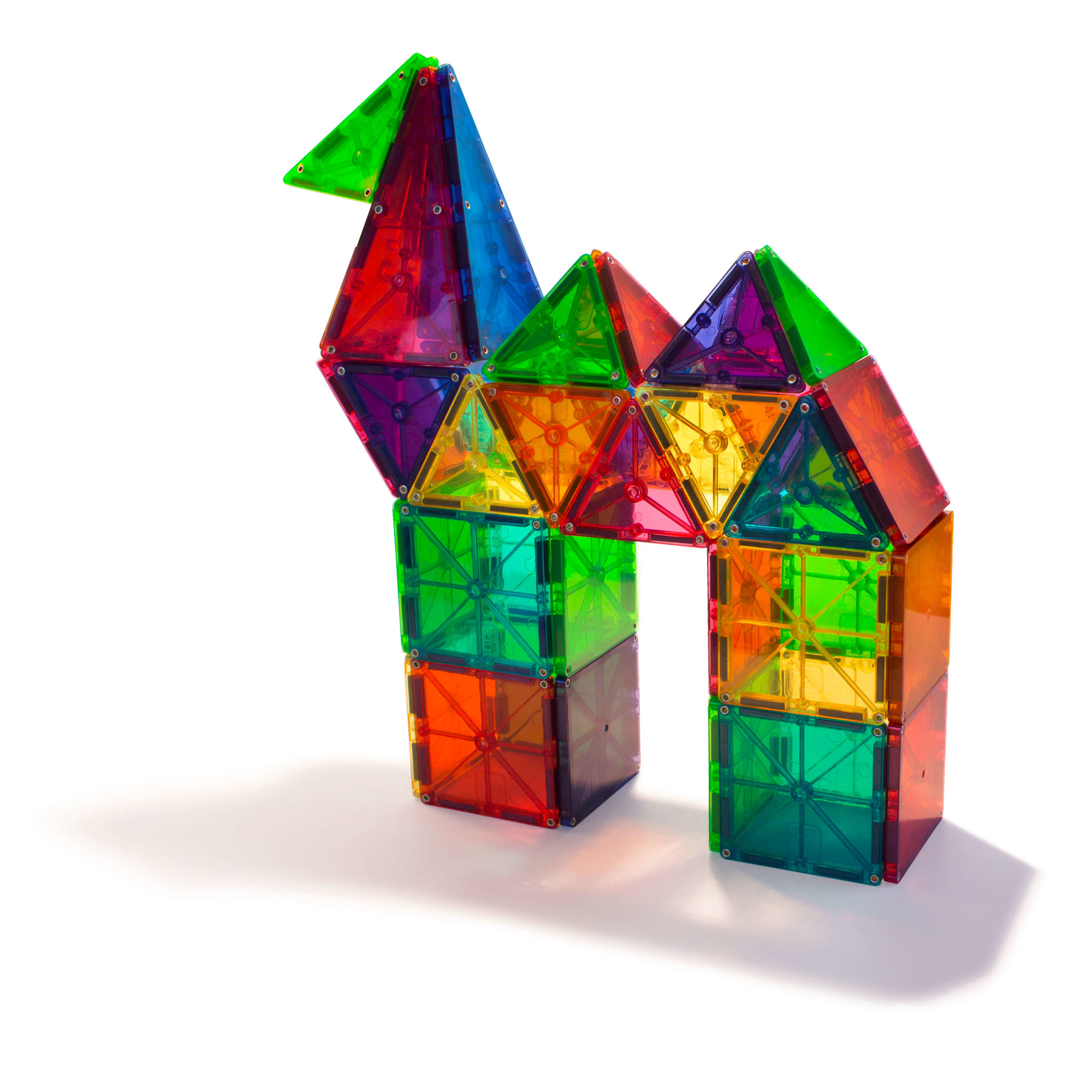 Magna-Tiles Clear Colors - 100 Stuks