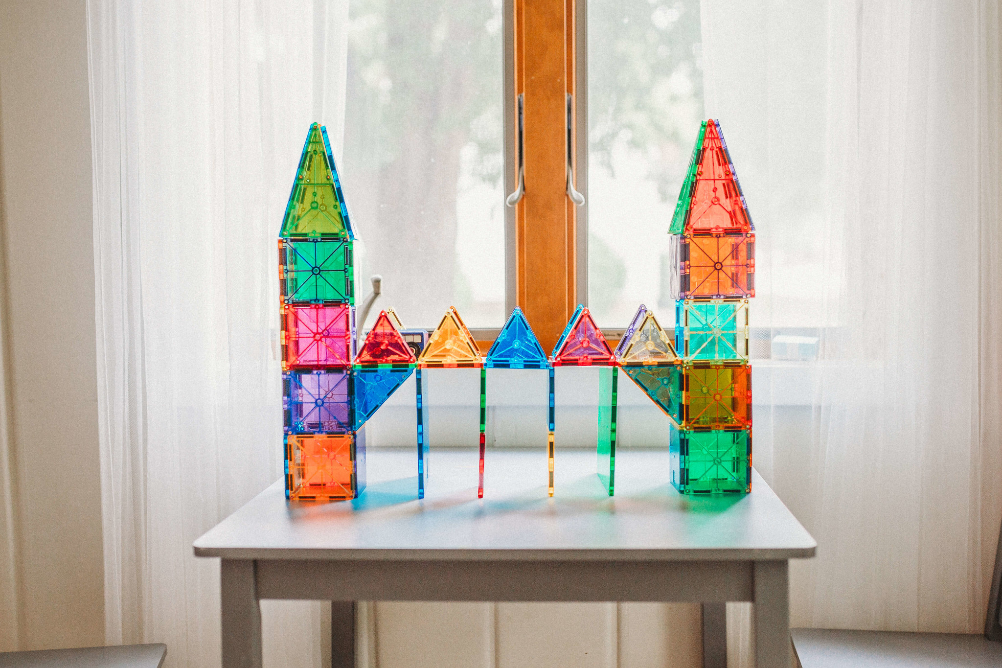 Magna-Tiles Clear Colors - 100 Stuks