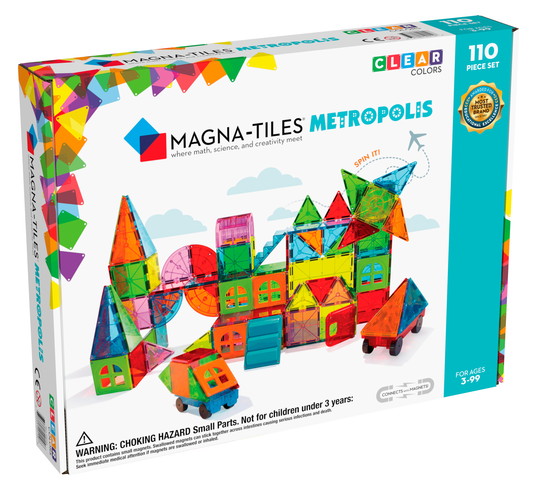 Magna-Tiles Metropolis - 110 Stuks