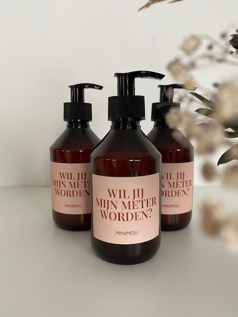 Handzeep Spicy Pink 'Meter Vragen' - Minimou