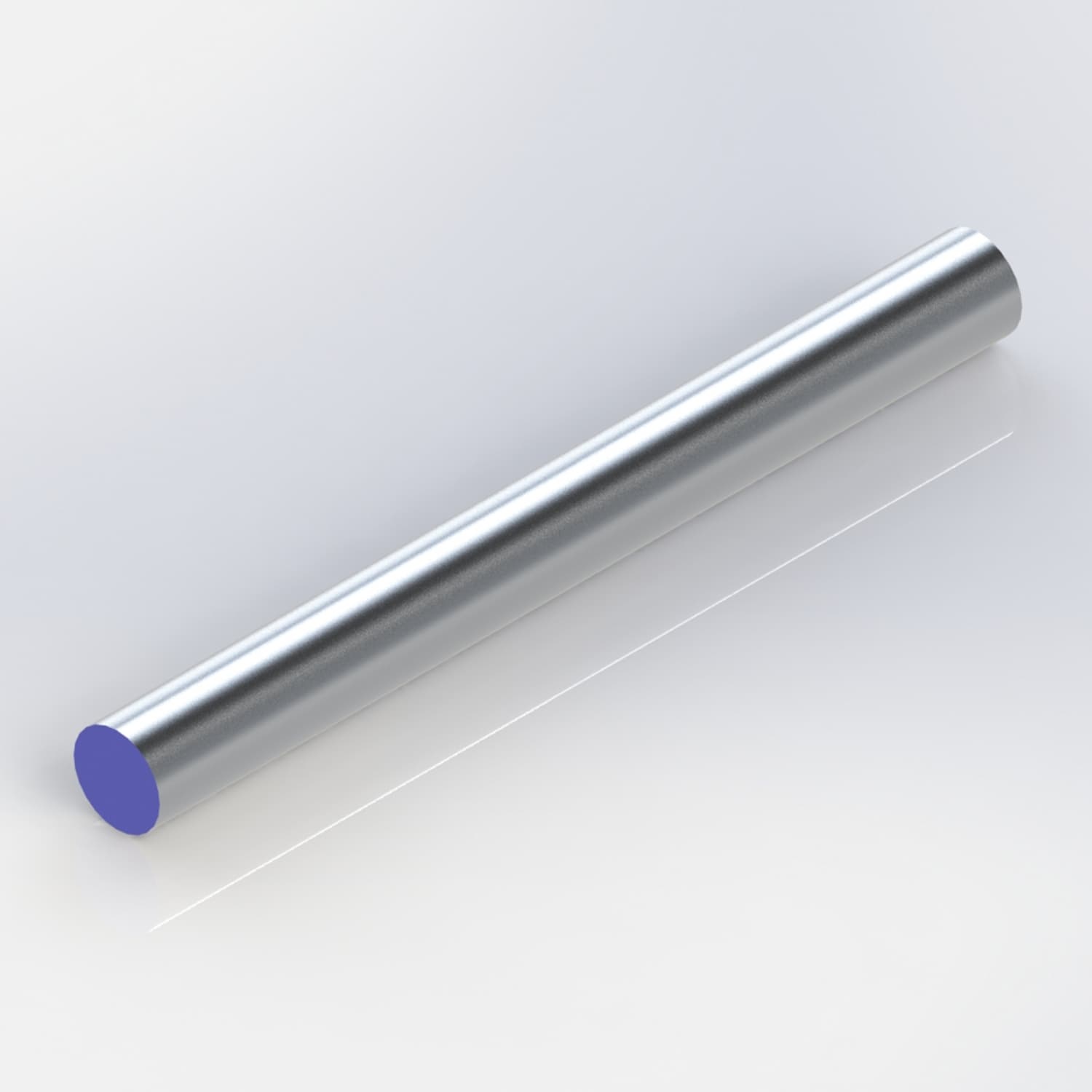  Staf aluminium rond - 10 mm massief - AL staaf - as - rondstaf van brut - blank - onbehandeld - ruw ALU