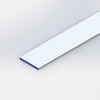 Aluminium strip 20x4 mm - 6060 T6 - plat massief - brut - onbehandeld - blank - ruw ALU platstaf