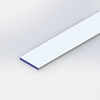 Aluminium strip 100x3 mm - 6060 T6 - plat massief - brut - onbehandeld - blank - ruw ALU platstaf