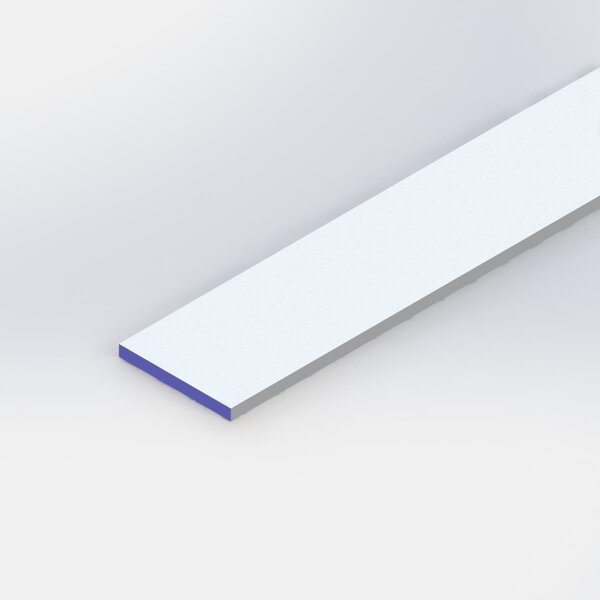 Aluminium strip 80x3 mm - plat massief
