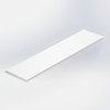 Witte aluminium strip - 40x2 mm - 6060 T6 - Alu plat massief (platstaf) - wit gecoat - RAL 9016, 9010 of 9001
