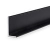 Zwart aluminium L-profiel - 30x20x2 mm - gecoat in RAL 9004 of 9005 - 6060 T6 - zwarte alu L-lijn, -strip, -lijst / hoekbeschermer (afsluit-, afwerk- & afdek profiel)