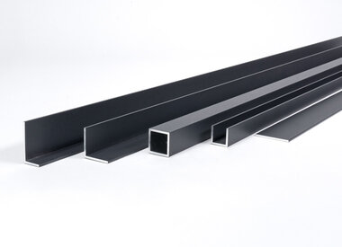 Aluminium profiel - antraciet Aluminium profiel - antraciet