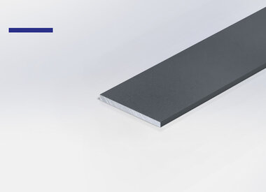 Alu strip - antraciet gecoat