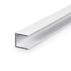 Wit aluminium U profiel - 30x30x30x3 mm - 6060 T6 - Alu U profiel gelijk(zijdig) - wit gecoat - RAL 9016, 9010 of 9001