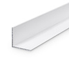 Wit aluminium hoekprofiel - 80x80x3 mm - 6060 T6 - Alu hoek profiel gelijk(zijdig) - wit gecoat - RAL 9016, 9010 of 9001