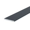 Antraciet aluminium strip - 80x3 mm - 6060 T6 - Alu plat massief (platstaf) - antraciet gecoat - RAL 7016 of 7021