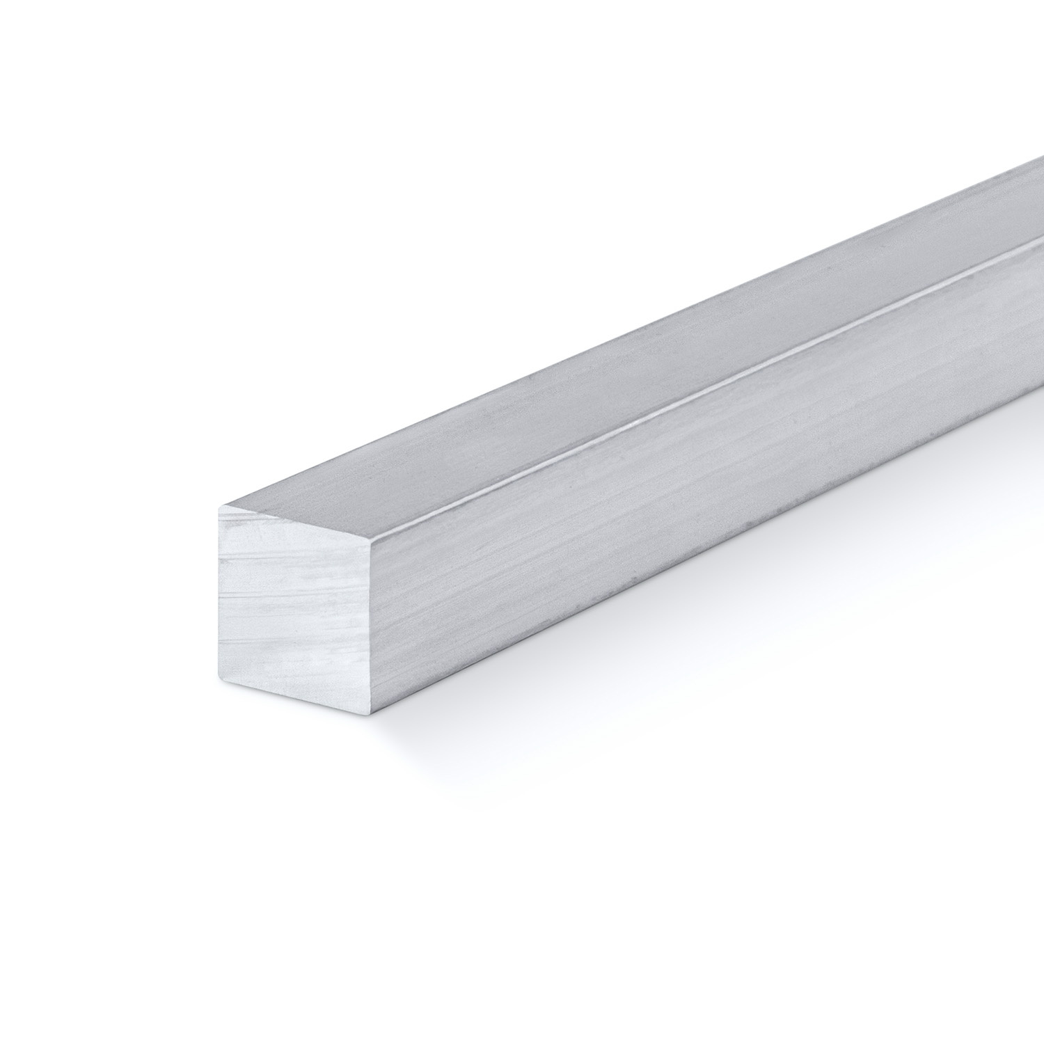 Staf aluminium vierkant - 20 mm massief - 6082 T6 - AL staaf - massieve koker van brut - blank - onbehandeld - ruw ALU