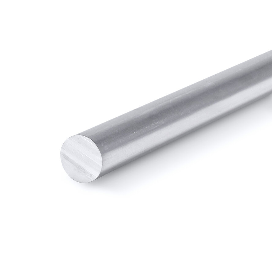Aluninium staf rond - Ø 8 mm (massief) - onbehandeld/blank - 6060 T6 (alu rondstaf / stafmateriaal / staaf) Aluninium staf rond - Ø 8 mm (massief) - onbehandeld/blank - 6060 T6 (alu rondstaf / stafmateriaal / staaf)