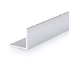 Hoekprofiel aluminium gelijkzijdig 30x30x2 mm - 6060 T6 - AL brut - blank - onbehandeld - ruw ALU