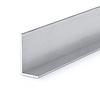 L profiel aluminium ongelijkzijdig 80x40x2 mm - 6060 T6 - AL hoek ongelijk - brut - blank - onbehandeld - ruw ALU