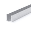 Aluminium U profiel 15x15x15x2 mm - 6060 T6 - AL U-profiel - brut - blank - onbehandeld - ruw ALU