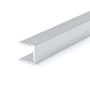 Aluminium U profiel 15x15x15x2 mm - 6060 T6 - AL U-profiel - brut - blank - onbehandeld - ruw ALU
