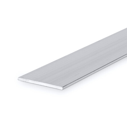 Aluminium strip - 30x4 mm (massief) - onbehandeld/blank - 6060 T6 (alu plat / platstaf / lat)