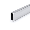 Aluminium koker rechthoek 80x50x2 mm - 6060 T6 - rechthoekige buis - kokerprofiel AL brut - blank - onbehandeld - ruw ALU