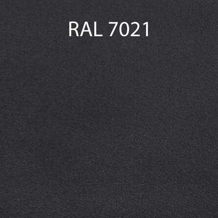 Sample poedercoating - zwart RAL 9005- antraciet RAL 7016 & 7021 - wit RAL 9001, 9010 & 9016 - grijs RAL 7030, 7044, 9002 & 1019 - brons