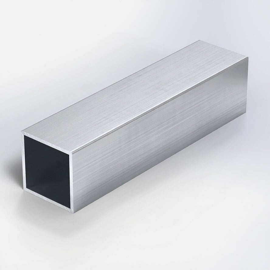 Aluminium koker vierkant - 25x25x2 mm - onbehandeld/blank - 6060 T6 (alu kokerprofiel / buis vierkant) Aluminium koker vierkant - 25x25x2 mm - onbehandeld/blank - 6060 T6 (alu kokerprofiel / buis vierkant)