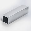 Aluminium koker vierkant - 50x50x2 mm - onbehandeld/blank - 6060 T6 (alu kokerprofiel / buis vierkant)