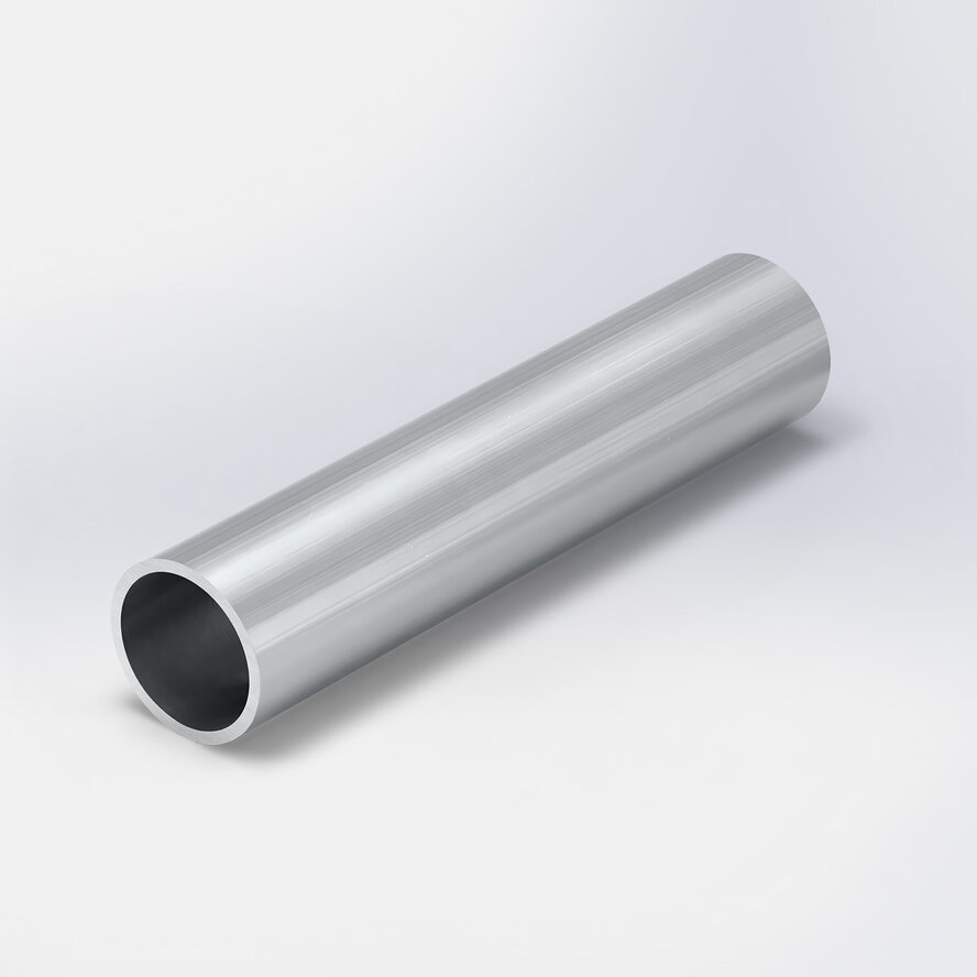 Aluminium buis - Ø 45x2,5 mm - onbehandeld/blank - 6060 T6 (alu buisprofiel rond / pijp) Aluminium buis - Ø 45x2,5 mm - onbehandeld/blank - 6060 T6 (alu buisprofiel rond / pijp)