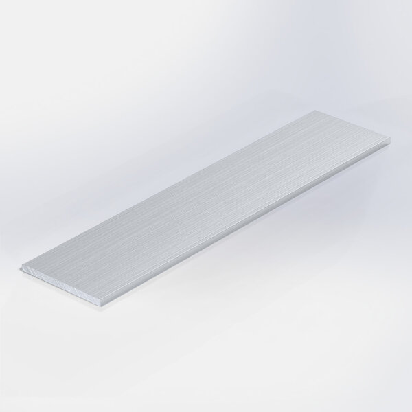 Aluminium strip 15x3 mm - plat massief