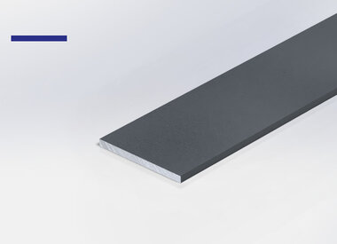 Alu strip - antraciet gecoat