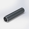 Antraciet aluminium buis - Ø 35x3 mm - gecoat in RAL 7016 of 7021 - 6060 T6 (alu buisprofiel rond / pijp)