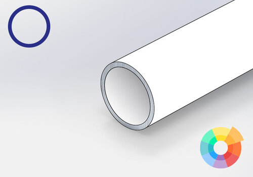 Aluminium buizen - gecoat in RAL kleur naar wens - bij ALUMINIUMvakman.nl - topkwaliteit alu buizen, hoogwaardige poedercoating, voordelig online, snel in huis!