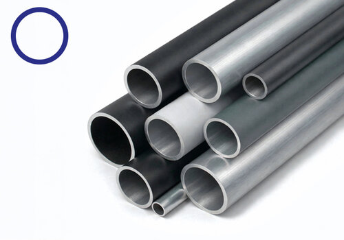Alle aluminium buisprofielen van ALUMINIUMvakman.nl - de complete alu buisprofiel (rond) collectie - onbehandeld & in kleur gecoat - in een lengte op maat! 