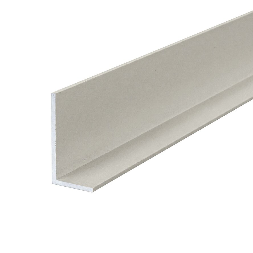 Grijs aluminium L-profiel - 40x30x2 mm - gecoat in RAL 7044, 7030, 1019 of 9002 - 6060 T6 - grijze alu L-lijn, -strip, -lijst / hoekbeschermer (afsluit-, afwerk- & afdek profiel) Grijs aluminium L-profiel - 40x30x2 mm - gecoat in RAL 7044, 7030, 1019 of 9002 - 6060 T6 - grijze alu L-lijn, -strip, -lijst / hoekbeschermer (afsluit-, afwerk- & afdek profiel)