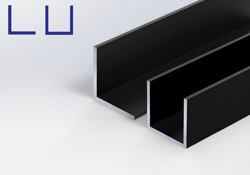 Aluminium afsluitprofiel op maat bij ALUMINIUMvakman - alle eindprofielen, voor een strakke afsluiting - vakkundig in kleur gecoat, voordelig & snel in huis! 