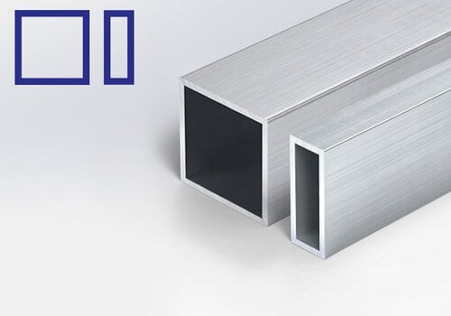 Een aluminium koker op maat bij ALUMINIUMvakman - Ruime collectie alu kokers - vierkant & rechthoekig - blank & gecoat in RAL kleur - op maat, uit eigen zagerij<br /><br />
oker aluminium - ALU kokerprofiel - rechte buis AL - profiel vierkant & rechthoekig