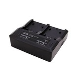 IDX 2 channel simultaneous charger for Canon, Panasonic and Sony batteries.